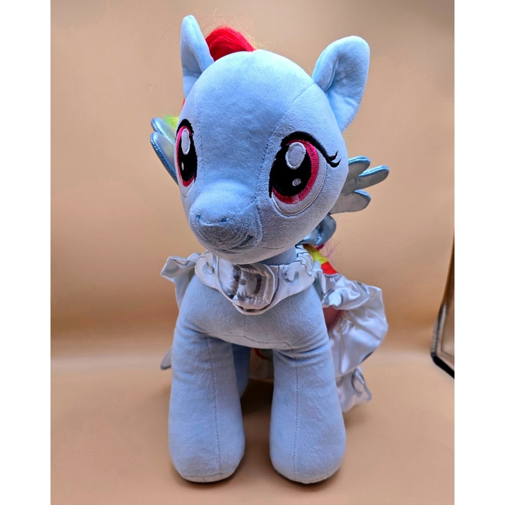 Build-A-Bear My Little Pony Rainbow Dash Plush 15 inch with Rainbow Dress‎ Wings - Picture 2 of 16